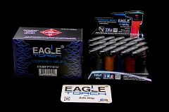 Eagle Torch Lighters Diff Colors PT-101U 15ct Display Box 