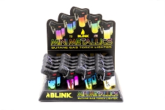 Blink Shiny Mini Angled Torch Lighter 20ct Display #729