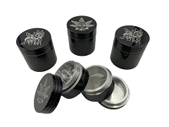 32mm 4 Part Black Mixed Rick & Morty Aluminum Grinder 
