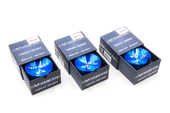 4 Part 63mm Sunken Shape Viking Axe Grinder Blue GV002-63BL