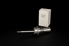 14mm Female Titanium nail W/ Cap & Dabber