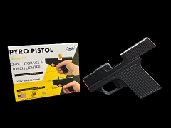 Pyro Pistol 2-in-1 Storage & Torch Lighter ( No Butane Inside )