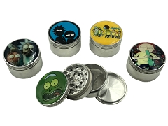 57mm 4 Part Rick & Morty Aluminum Grinder 