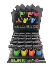 Blink Mini Neon Torch Lighters 20ct Display Box #728