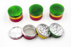 56mm 4 Part Rasta Grinder (Buy 6pc $3.25)