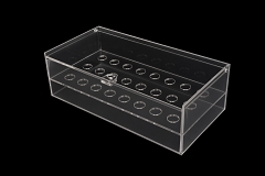 Plastic Display Box for 24 Glass Bowls 