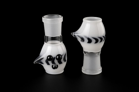 19mm White Design Glass Dome 