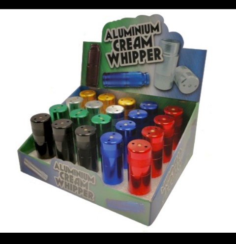 Colored Aluminum Cream Whipper ( Buy 20ct Box $ 2.99 Each )