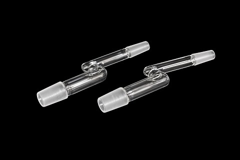 10mm-14mm Clear Glass Connector 