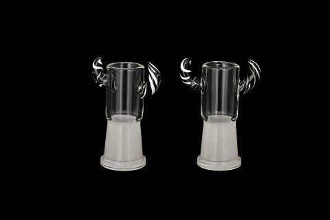 14mm Female 2 Horn Glass Dome 